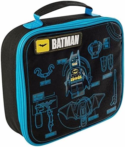 2x LEGO BATMAN INSULATED LUNCH BAG MOVIE KIDS BOYS SCHOOL TRIPS OFFICIAL 9027