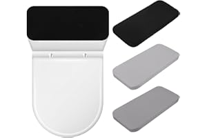 Oruola 3 Stück WC-Sitzbezug,WC-Tankdeckelbezug,Universal Waschbar Toilettensitzbezug Maschinenwaschbar Polyester WC Deckelbezug für Toilettentank,Mehrfarbig