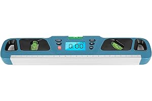 DAMOHONY Inclinómetro de nivel digital de alta precisión con pantalla digital, transportador de nivel