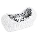 Isabella Alicia Born To Be Wild Dalmation Izzy Pod Moses Basket (White)
