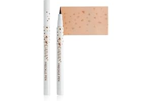 RENHUANGFUXI Freckle Pen, Freckle Makeup Pen Waterproof Long-Lasting Soft Spot Pen For Natural Like-real Makeup, Natural Freckle Pen Makeup Tool For a Natural Sun-kissed Makeup, 1PC Light Brown