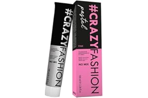 CAPELLO POINT Crazy Fashion, Colorazione Semipermanente in Crema, Senza Ammoniaca, Resorcina e PPD, Durata da 6 a 8 Shampoo, Tinta per Capelli Temporanea, Colore Pink Pastello, 100 ml