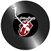 Produktbild Rolling Stones Vintage Wanduhr aus Glas