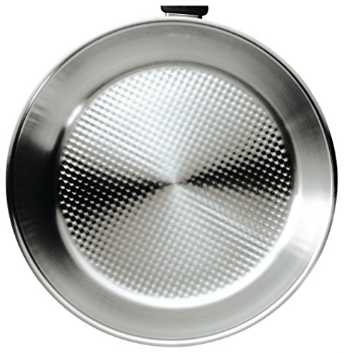KUHN RIKON 31218 Bratpfanne Edelstahl unbeschichtet Silver Star 28cm Pfanne mit Waffelboden (auch für Induktion) - 2