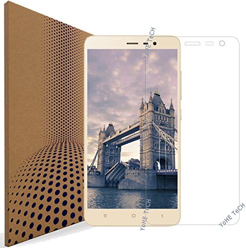 VLP XiaoMi RedMi Note 3 Glass Screen Protector, Smooth 2.5D Arc Rounded Edge 9H Hardness Anti Scratch Fingerprint Resistant 98% Clarity Tempered Glass Screen Protectors for XiaoMi RedMi Note 3