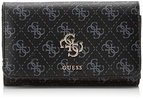 Preisvergleich Produktbild Guess Damen Flora Taschenorganizer, Schwarz (Black / Bla), 17x10x3 centimeters