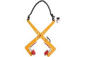 SUDEG 500kg Pince de Levage de Plaque dacier, Pince de Levage Verticale,Pince à pavés Extracteur de pierres 33-70cm Elévateur de pavés Pince à pierres