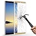 Produktbild Galaxy Note 8 Schutzfolie, ikalula 9H Anti-Kratzer Samsung Galaxy Note 8 Displayschutz 1 Stück Ultra HD 3D Full Coverage Panzerglas für Samsung Galaxy Note 8 - Gold