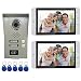 Produktbild 'amocam Wired Video Door Phone intercom System, 7 Monitor A Full Aluminum Alloy Camera, Support RFID Keyfobs Unlock 10, Monitoring, Dual Way Talking Video Doorbell Kits, for 2 Units Apartment House