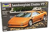 Revell 07066 Revell Modellbausatz Auto 1:24 - Lamborghini Diablo VT im Maßstab 1:24, Level 4, originalgetreue Nachbildung mit vielen Details, 07066