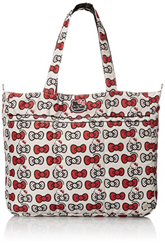 Ju-Ju-Be Hello Kitty Collection Super Be Zippered Tote Changing Bag (Peek a Bow)