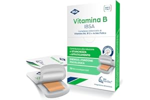 IBSA FILMTEC Vitamina B IBSA - 30 Film Orodispersibili. Integratore alimentare a base di Vitamine B6, B12 e Acido Folico che contribuiscono a ridurre stanchezza e affaticamento. Gusto arancia