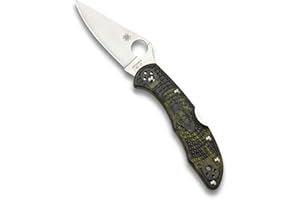 Spyderco, Inc. 9000685 Delica 4 Folding Knife, Zome Green