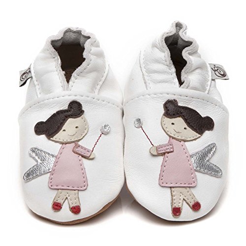 Suaves Zapatos De Cuero Del Bebé Hada 6-12 meses