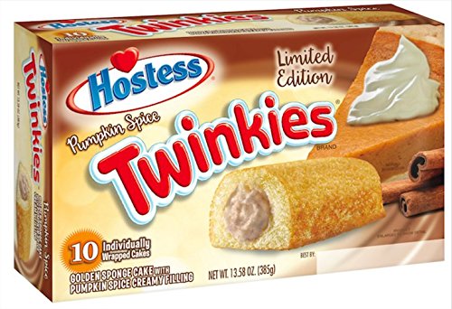 Preisvergleich Produktbild Hostess Twinkies Pumpkin Spice Limited Edition 10 Cakes 385g