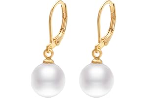 Vissen Perle Dormeuses Boucles D'oreilles Pendantes Femmes Plaqué Or Boucles D'oreilles Piercing Mariage Bijoux