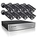 Produktbild ZOSI Outdoor 720P HD Überwachungssystem CCTV Videoüberwachung 8CH 720P TVI DVR Recorder mit 8 Außen 1,0MP Überwachungskamera Metallgehäuse, Wetterfest, ohne Festplatte