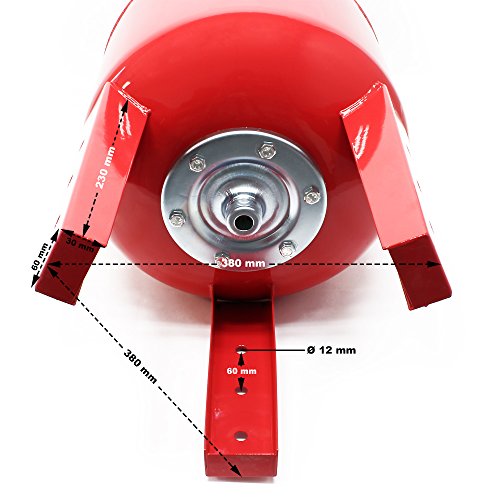 Ausdehnungsgefäß 100 L für Hauswasserwerke und Druckerhöhungsanlagen mit EPDM Membran für Trinkwasser - 3