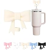 1 Adet Silikon Pipet Kapağı &ndash; Stanley Quencher ile Uyumlu 10 mm Pipetler i&ccedil;in &ndash; Toz Koruyucu, Fiyonklu Tasarım &ndash; Krem Renk