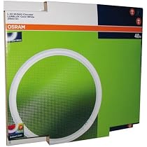 Lampe Fluorescente OSRAM L 32W 827 - Tube Rond G10Q - Lumière Blanc Chaud - Classe G