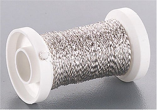 KnorrPrandell 6482902 - Draht Bouillon-Effektdraht silber, 50 meter/Rolle/2 mm