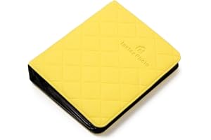 DUBENS Mini 36 Taschen Fotoalbum für Fujifilm Instax Polaroid FujiFilm Instax Film Größe Macaron Bild Fall Aufbewahrung Buch Fall Lagerung (Gelb)