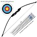 Produktbild Outdoor Recurve Bogen und Pfeil Set Bogenschießen Training Spielzeug (40LB, 5 × Pfeile, 6 × Zielflächen)