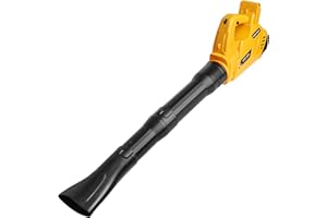 Powarobor Souffleur Électrique Portable sans Fil Compatible avec DeWalt Batterie 18V XR - Idéal pour Jardin, Terrasse et Allée，(Vitesse d’air Jusqu’à 297 km/h, variateur de Vitesse,sans Batterie)