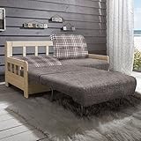 sehr hoher Sitzkomfort durch Federkern und Komfortschaum - 2 Rückenkissen (ohne Zierkissen)