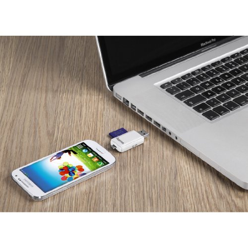 Hama Kartenleser für Smartphone/Tablet (microSD/microSDHC/microSDXC, SD/SDHC/SDXC, USB 2.0), weiß - 5