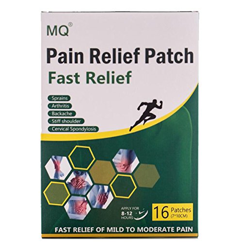 MQ-Power  Dolor de espalda/común/parche para aliviar el dolor muscular, 7 * 10 cm/hoja, 16 parche/caja