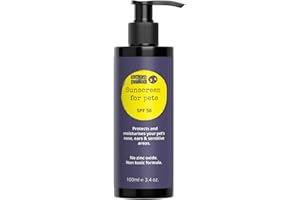 Noseprint SPF 50 Pet Sunscreen Lotion Bottle Sun Protection For Pets 100 ML | Moisturising Sunscreen For Dogs And Cat Non-Toxic Formula Dog Nose | Dog Paw Balm Sun Cream Balm | Dog Sun Protection