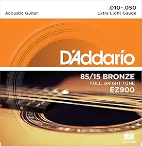 D'Addario EZ900 Acoustic Guitar Strings, Pack of 2