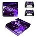 Produktbild Funky Planet PS4 Slim PlayStation4 Slim Designfolie Sticker Skin Set für Konsole + 2 Controller by (PS4 Slim Purple Car)