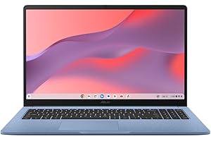 ASUS Chromebook 15 CX1505CKA Laptop | 15.6" Full HD Screen | Intel Celeron N4500 Processor | 4GB RAM | 64GB eMMC Storage | Google Chrome OS | Fabric Blue