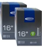 57-305 16x2.125 Reifen & Schlauch-Set Für E-Bikes & Scooter – Geländegängig, Pannensicher, Profil Für Nässe, Trockenheit & Schnee, Tragkraft 68 Kg, Verdickter Gummi