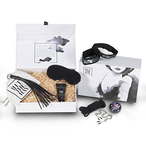 HIT-THE-HAY-03699-Hot-Love-Dominate-Sex-Toy-Bundle-Fetish-Box-Set-Intimate-Moments-For-You-And-A-Partner-8-in-1-Vibrator-Ropes-Cuffs-More