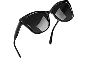 Joopin Gafas de Sol Mujer de Acetato Polarizadas Ojos de Gato Estilo Retro de Moda Cateye Protección UV400