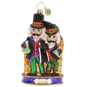 Christopher Radko Hand-Crafted European Glass Christmas Ornament, A Two-Sided Story
