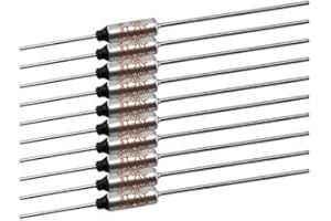 GENERIES SF113E-113 gradi di spegnimento termico in metallo, fusibile termico, 10 A 250 V per trasformatore motore, elettrodomestico elettrico, industriale, 10 pezzi