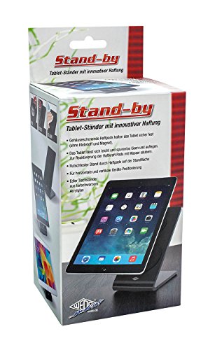 Wedo 6000201 Universal Tablet Ständer (mit innovativer Haftung) schwarz - 7
