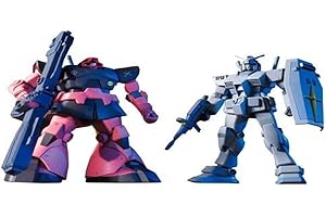 Bandai Model Kit Hobby - HGUC - 1/144 HGUC G-3 Gundam Vs Char'S Rick Dom Set