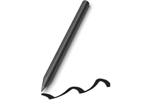 LIXIONGBAO Schwarzer wiederaufladbarer MPP 2.0 Kippstift für HP Touchscreen-Geräte mit magnetischem Schaft, mit 4096 Druck und Handflächen-Ablehnung (3J122AA)