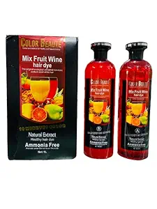 COLOR BEAUTE MIX FRUIT WINE HAIR DYE 1 SET