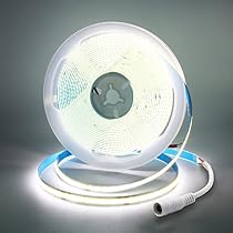 12V Cob Led Bandes Blanc Chaud ,5M 320Leds Gradateur Bande Lumineuse Cob 3000K Tv Rétroéclairage