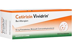 DR. GERHARD MANN CHEM.-PHARM.FABRIK GMBH Vividrin CETIRIZIN Vividrin 10 mg Filmtabletten - 100 St Filmtabletten 13168959