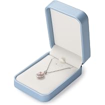 Oirlv Blu PU Pelle Classico Scatola Anello Proposta,Ring Box,Scatola per Anello,Per Matrimoni,Anniversario,San Valentino