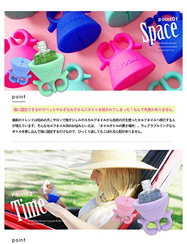 tweexy – Der Original Tragbare Nagellackhalter in Rosa - 5