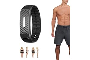 GWINDY Matteo Ultrasonic Body Shape Wristband, Magnetic Lymphatic Drainage Detox Bracelet, Smart Waterpoof Weight Loss Slim Fit Bracelet for Men and Women (1PCS,Black)