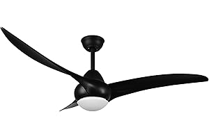 RL LIVE YOUR LIGHT Reality, Wentylator, Alesund w tym. 1 x diody LED, SMD, 20,0 W, 2700+4000+6000K, 2300 Lm. Korpus: Plastik, czarny matowy Ø:115,5cm, H:47,5cm